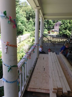 birthday porch decorations