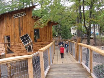 the new tree house at the Discovery Museum in Acton