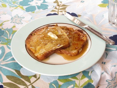 french toast with syrup