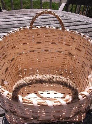 inside of big basket