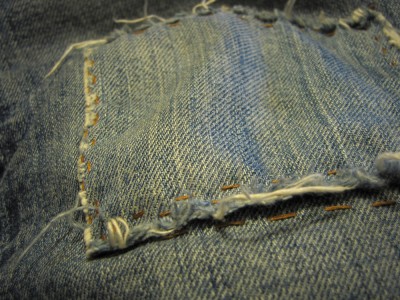 patches on my jeans