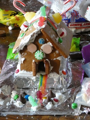 Elijah's gingerbread house