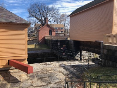 the lock houses on the Pawtucket Canal
