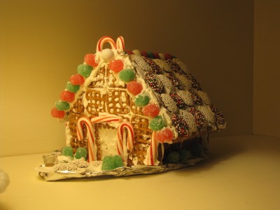 a gingerbread house