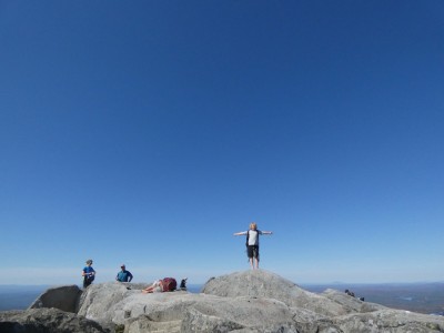 Zion standing on the highest point of Monadnock, Elijah collapsed nearby