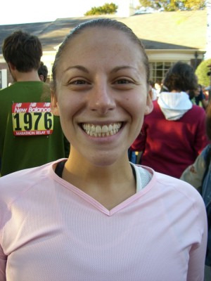 Leah pre-marathon