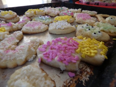decorated cookies on the table