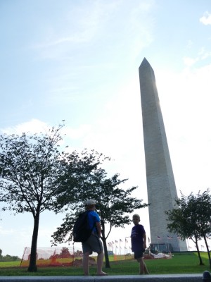 Harvey and Zion and the Washington Monument